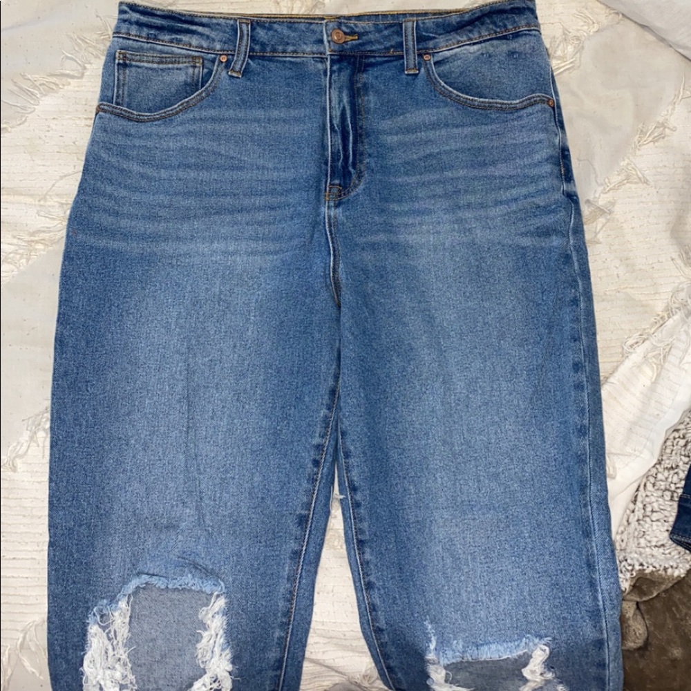 High waisted boyfriend jeans. Size 15 women’s